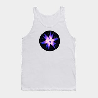 Purple christmas star Tank Top